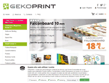 Tablet Screenshot of gekoprint.com